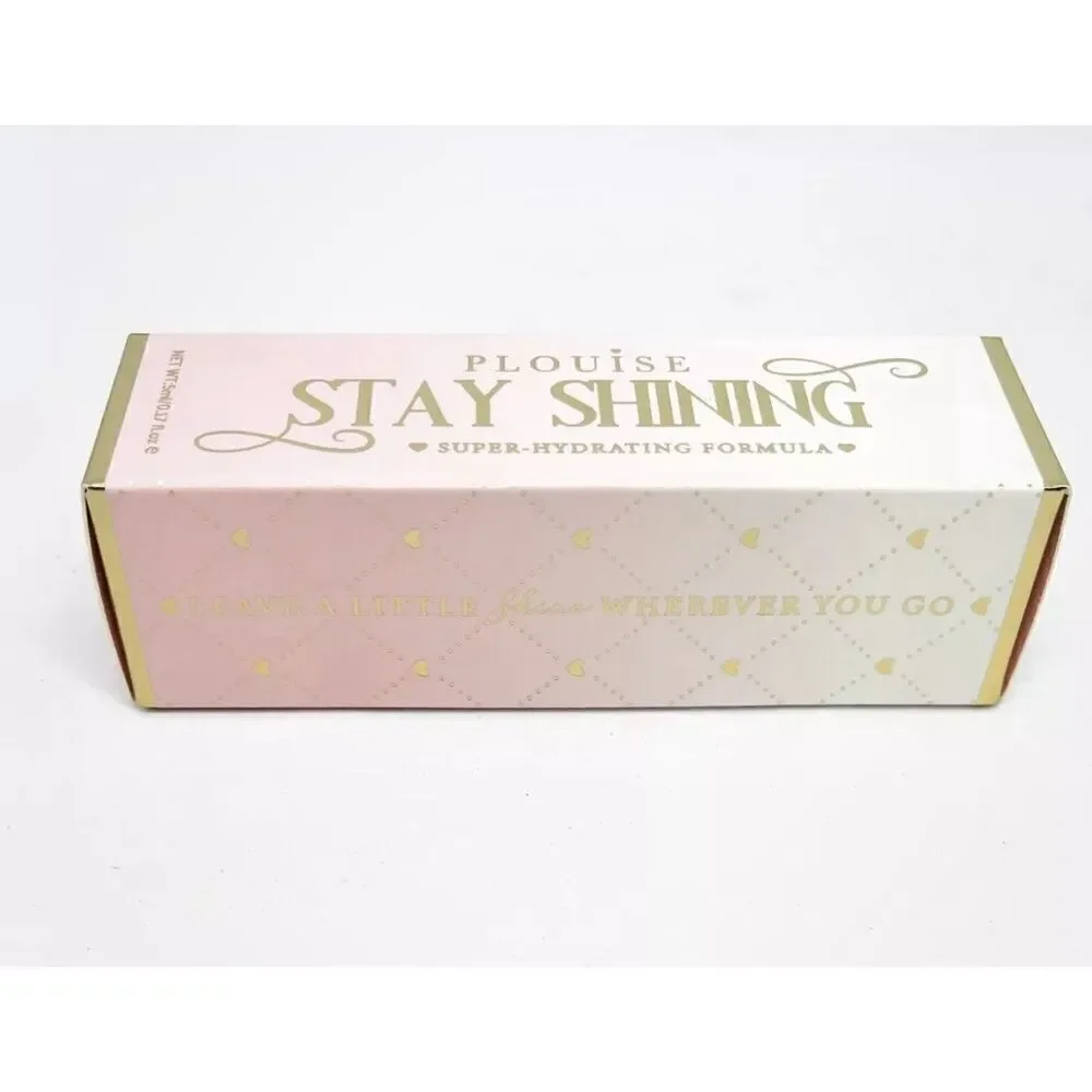 P.Louise Stay Shining Crown Lip Oil FROSTED KISSES Brand New In Box